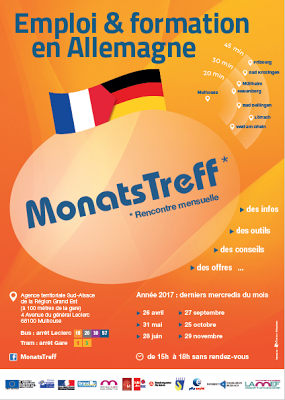 Mulhouse : MonatsTreff, rencontres mensuelles pour l’emploi et la formation en Allemagne