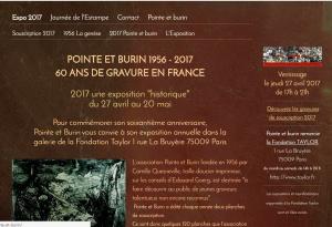 Fondation TAYLOR   «  »60 ans de gravure en France 1956-2017 à partir du 27 Avril 2017