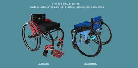 Le fauteuil roulant prend des couleurs
