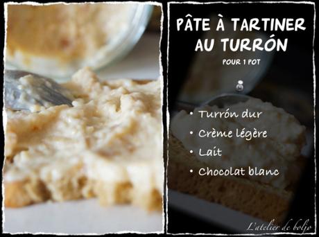Pâte à tartiner au Turrón Pâte à tartiner au Turrón