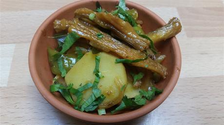 Bomblachi kalvan – curry de Bombay Duck séchés – dried Bombay duck curry