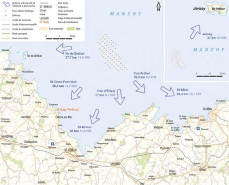 Eoliennes Off Shore en Bretagne : le parc marin de St Brieuc est sur les rails