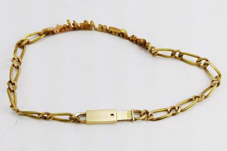 bracelet chaîne or 18 carats