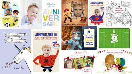 Des cartes d’invitations d’anniversaire avec Popcarte + Concours