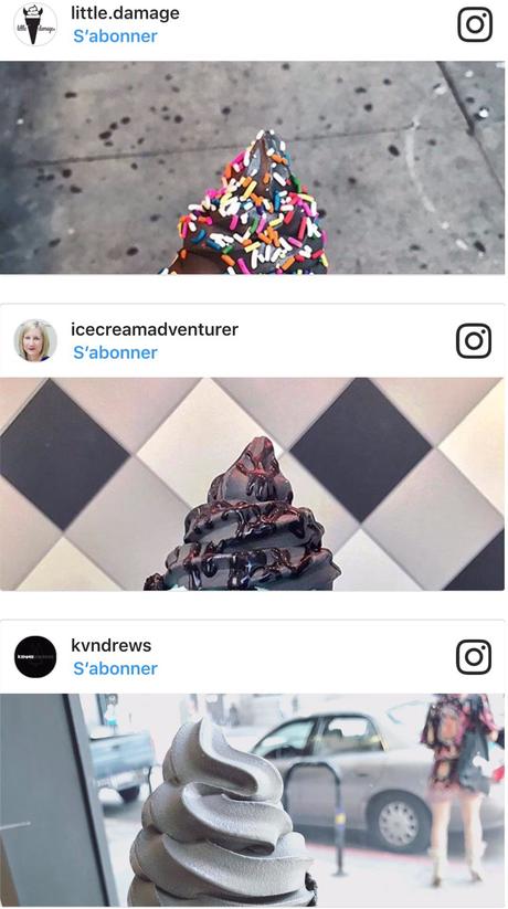 C’est le nouveau phénomène sur instagram, les glaces noires !