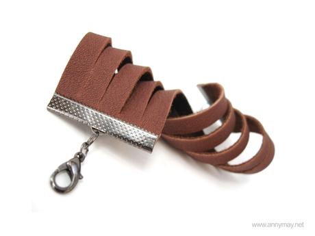 Faire un bracelet en cuir – Tuto DIY facile