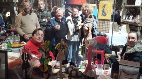 sos chiens galgos défend la cause des lévriers d'Espagne à Animal'art 2017 Dives sur mer Calvados