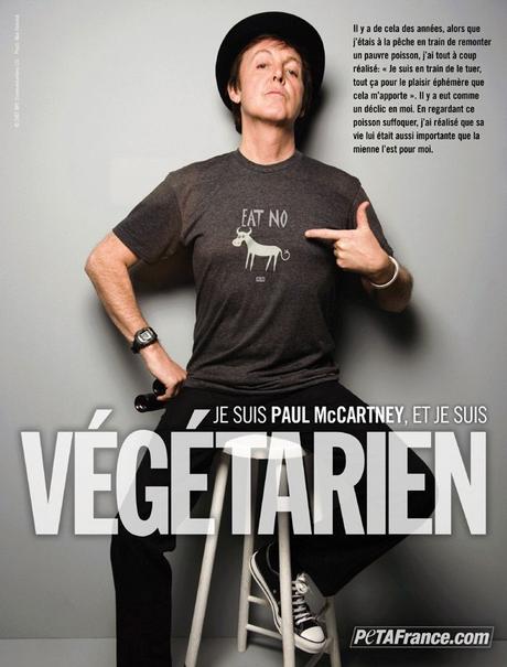 Paul Mc Cartney "si les abattoirs avaient des murs en verre tout le monde deviendrait végétarien&quot;