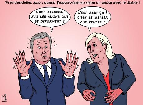 un pacte entre Marine Le Pen et Nicolas Dupont-Aignan