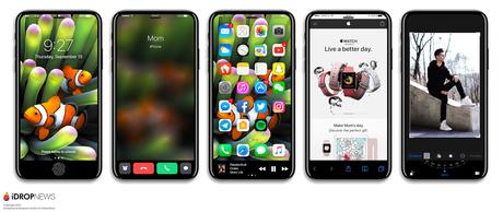 L'iPhone 8 aurait une zone fonctionnelle style MacBook Pro’s new OLED Touch Bar L'iPhone 8 aurait une zone fonctionnelle style MacBook Pro’s new OLED Touch Bar