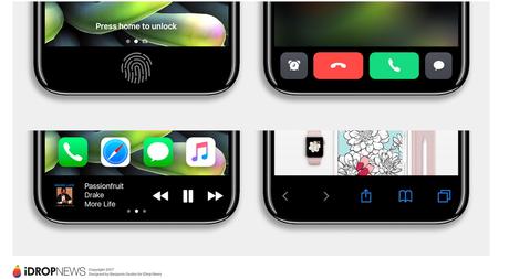 L'iPhone 8 aurait une zone fonctionnelle style MacBook Pro’s new OLED Touch Bar L'iPhone 8 aurait une zone fonctionnelle style MacBook Pro’s new OLED Touch Bar