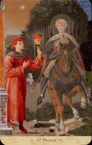 XVII. Grail (Star) Perceval  Matthews-Caselli Tarot