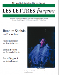 N°144 – Les Lettres françaises du 12 janvier 2017