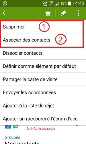 Trouver et supprimer les contacts dupliqués sur Android