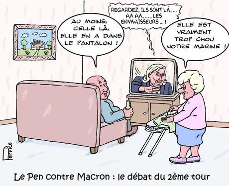 le spectacle de Marine Le Pen