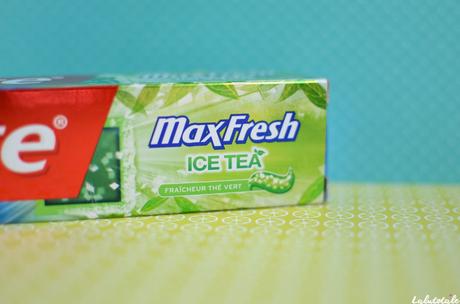 ( COLGATE ) L’article qui te tient en haleine, ou le nouveau Maxfresh au thé vert.