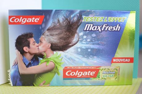 ( COLGATE ) L’article qui te tient en haleine, ou le nouveau Maxfresh au thé vert.