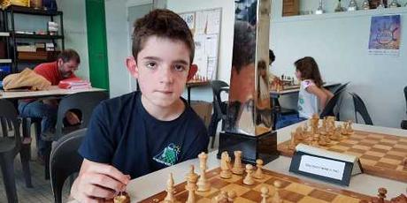 Clément Candelot, 1956 elo à 12 ans, sera-t-il la future star du jeu d’échecs français ? - Photo © Sud Ouest