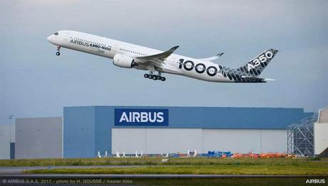 Le vol d’essai long-courrier de l’A350-1000 confirme un niveau de confort Le vol d’essai long-courrier de l’A350-1000 confirme un niveau de confort