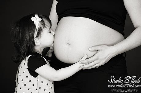 Photos de grossesse avec enfant