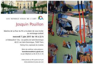 Les Rendez-vous de l’Art — exposition  JOSQUIN POUILLON à partir du 7 Juin 2017