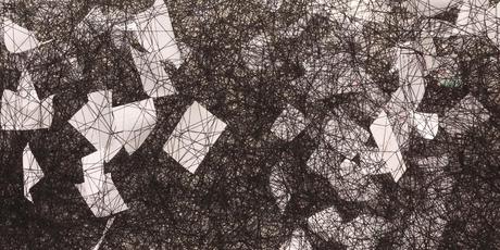 Chiharu Shiota simplicité et évidence chiharu shiota, contemporary art, installation, galerie art, art, daniel templon, japon, artiste, plasticien, performance, memory, shiota, paper, letter, bound