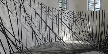 Monika Grzymala déssiner en trois dimensions Monika Grzymala, Raumzeichnung, Solitär, art, art contemporain, installation, exposition, sculpture
