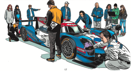 Graton Editeur, Motul et REBELLION Racing dévoilent le design de la VAILLANTE REBELLION  qui prendra le départ des 24 Heures du Mans