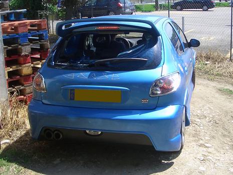 Y’en a marre, j’vais les pendre haut et court ces bouffons ! Peugeot 206 vandalisme