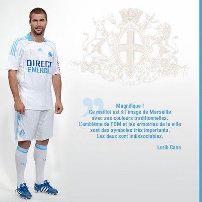 Om : Présentation du Maillot Home 2008/2009 maillot cana om 2008 2009