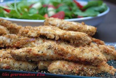 Doigts de poulet au parmesan Doigts de poulet au parmesan