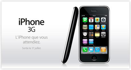 iPhone 3G en France à 149 €
