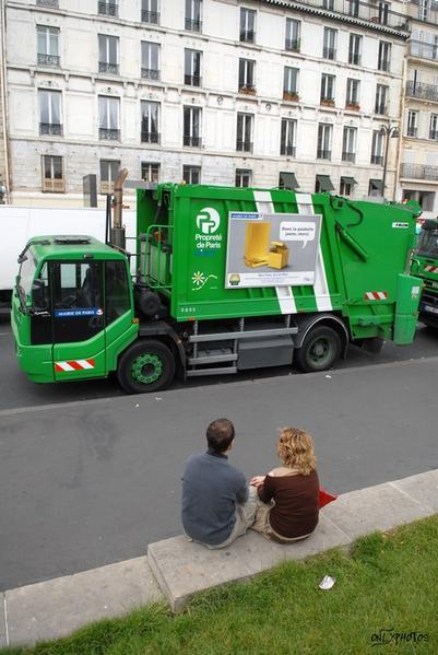 Manifestation des employés de la propreté de Paris