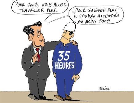 Sarkozy s'attaque au démantèlement des 35 heures