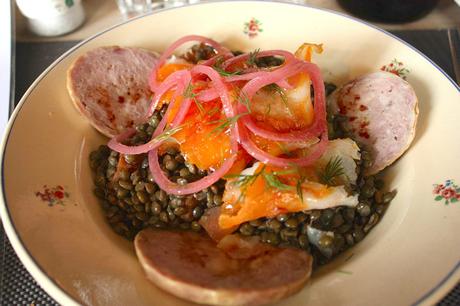 Lentilles, saumon © Gourmets&Co