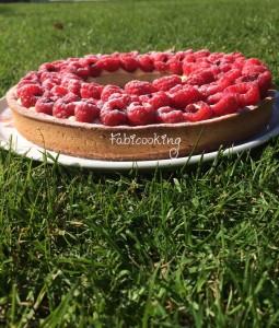 Tarte aux framboises d’après Cyril Lignac