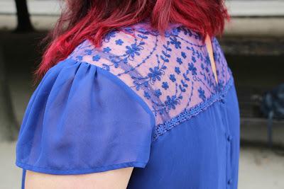Redhair & blue dress Redhair & blue dress