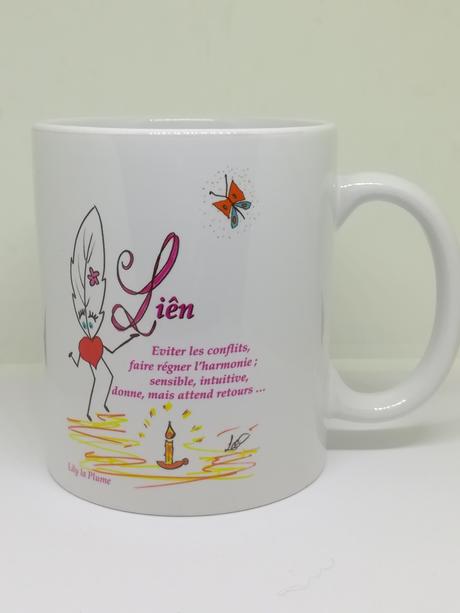 Mug Prénom Lily la Plume Mug Prénom Lily la Plume