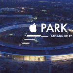 Apple Park : une vidéo du campus prise de nuit par un drone