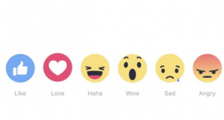 facebook reactions