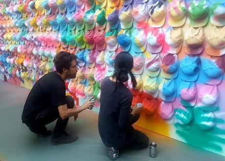 Les artistes Zosen & Misa en live lors de la soirée Desperados Sangré au Pavillon Puebla