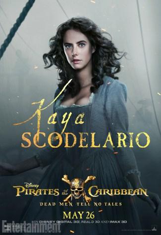 pirates des caraibes 5 - Kaya Scodelaro - Carina Smyth