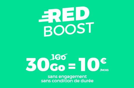 RED by SFR : un forfait 4G 30 Go à 10€/mois à vie !