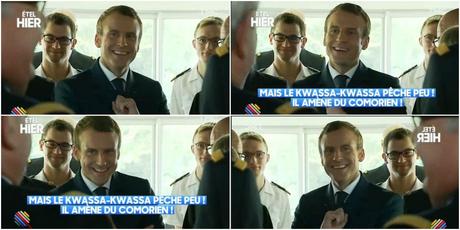 Macron : « Le kwassa-kwassa pêche peu ! Il amène du Comorien ! » 