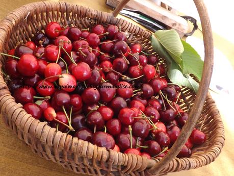 Tarte aux cerises, crème aux citrons index glycémique bas