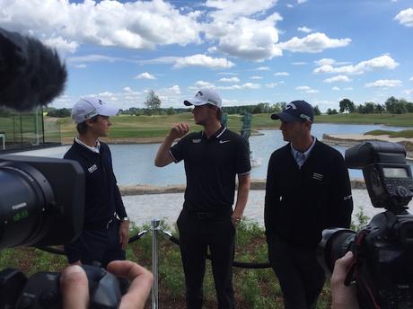 Interview croisée des golfeurs belges Nicolas Colsaerts, Thomas Pieters et Thomas Detry