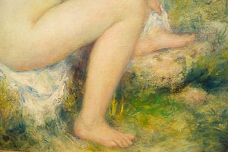 Auguste Renoir,  Femme nue dans un paysage