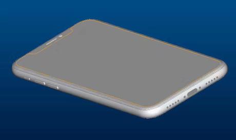 iPhone 8 : maquette avec coque de protection, nouveaux rendus 3D