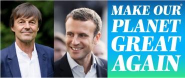 Emmanuel Macron et Nicolas Hulot unis pour le climat