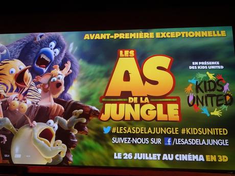 Les As de la Jungle - l'Avant première au Grand Rex en présence des Kids United